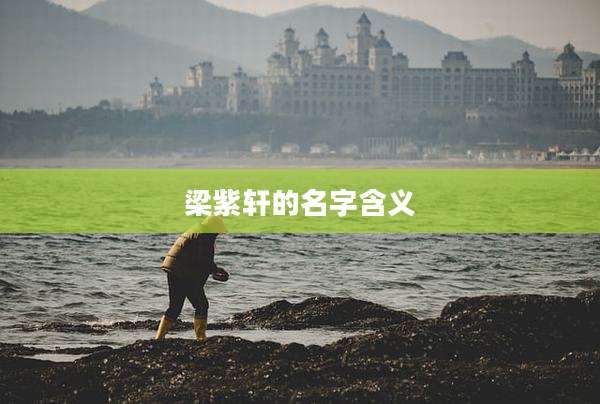 梁紫轩的名字含义