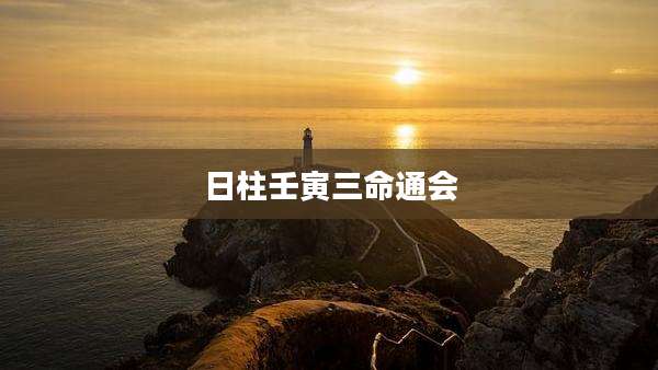 日柱壬寅三命通会