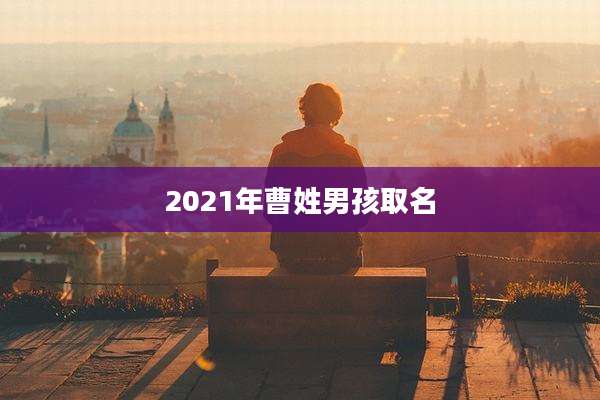 2021年曹姓男孩取名