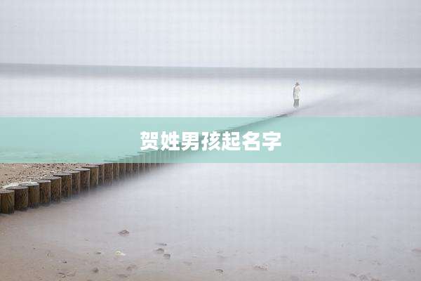贺姓男孩起名字