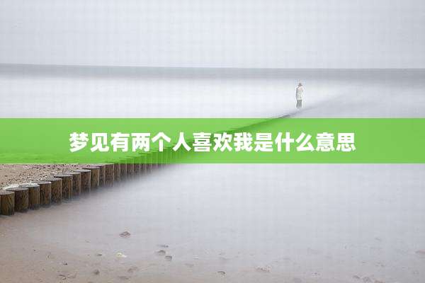 梦见有两个人喜欢我是什么意思
