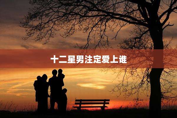 十二星男注定爱上谁