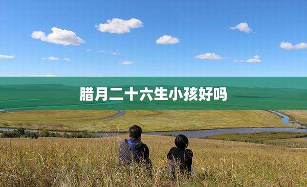 腊月二十六生小孩好吗