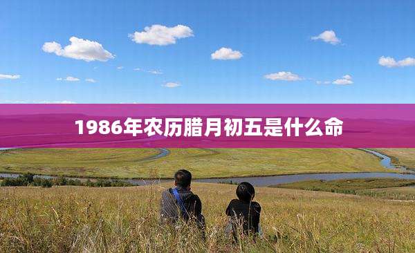 1986年农历腊月初五是什么命