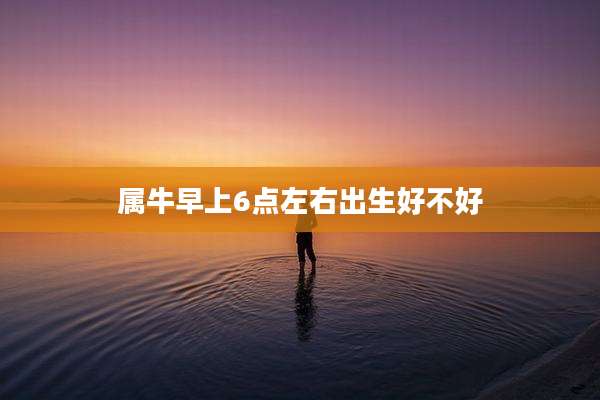 属牛早上6点左右出生好不好