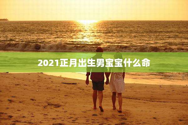 2021正月出生男宝宝什么命