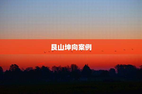 艮山坤向案例