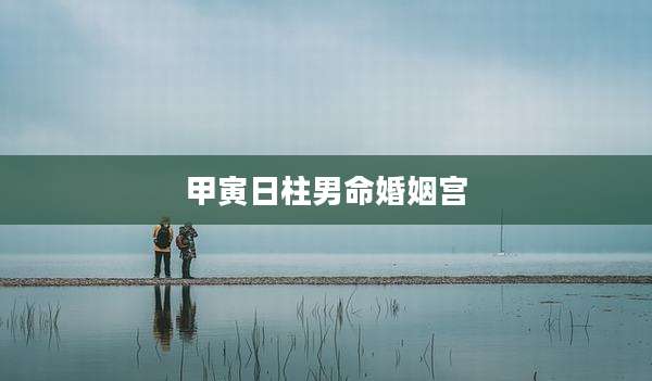 甲寅日柱男命婚姻宫