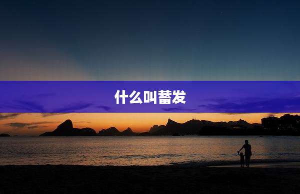 什么叫蓄发