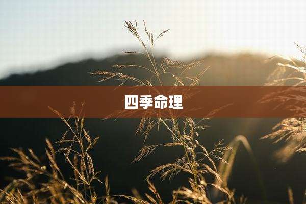四季命理