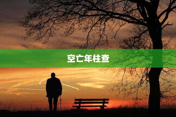 空亡年柱查