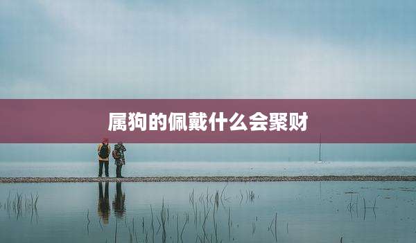属狗的佩戴什么会聚财