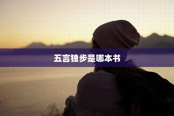 五言独步是哪本书