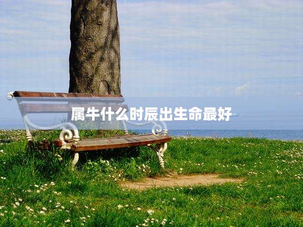 属牛什么时辰出生命最好