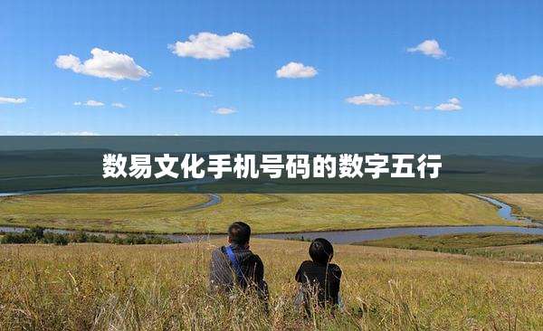 数易文化手机号码的数字五行
