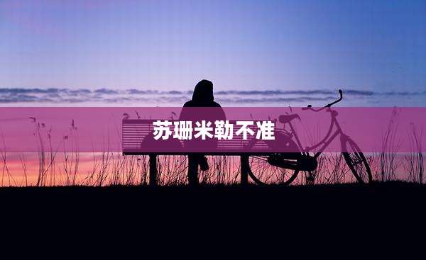 苏珊米勒不准