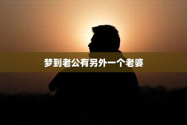 梦到老公有另外一个老婆