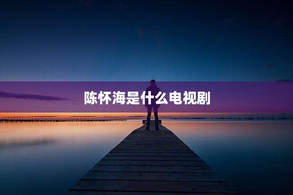 陈怀海是什么电视剧
