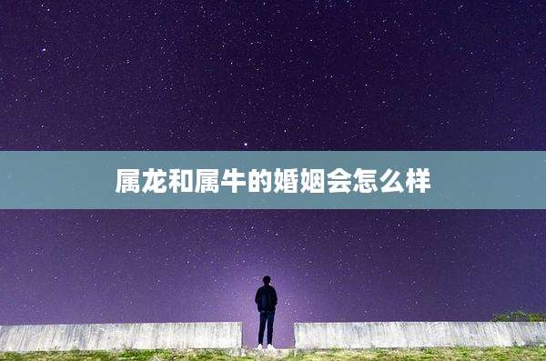 属龙和属牛的婚姻会怎么样