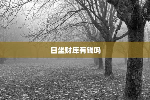 日坐财库有钱吗