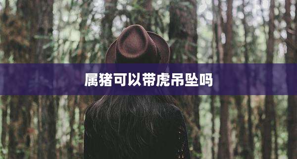 属猪可以带虎吊坠吗