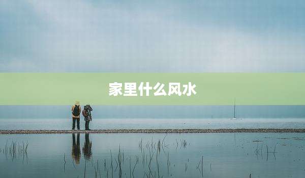 家里什么风水