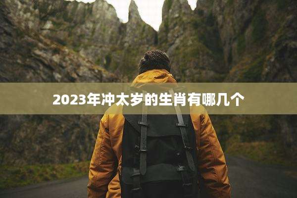 2023年冲太岁的生肖有哪几个