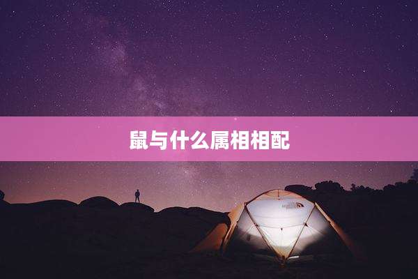 鼠与什么属相相配