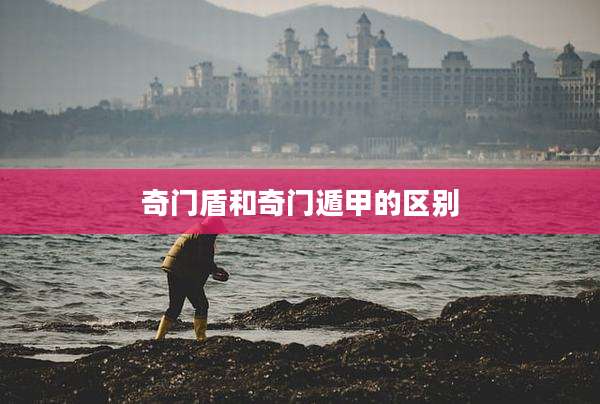 奇门盾和奇门遁甲的区别