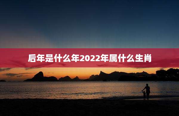 后年是什么年2022年属什么生肖