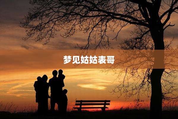 梦见姑姑表哥