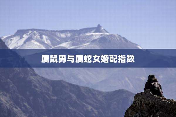 属鼠男与属蛇女婚配指数