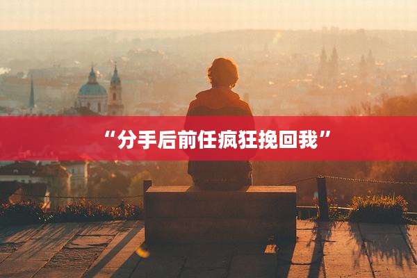 “分手后前任疯狂挽回我”