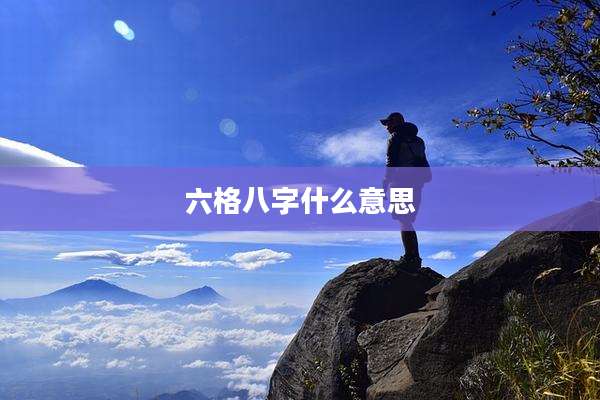 六格八字什么意思