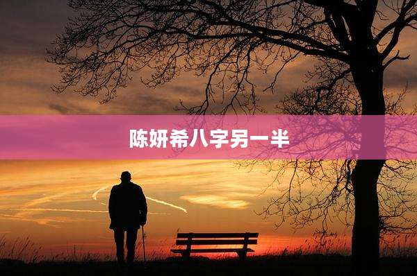 陈妍希八字另一半