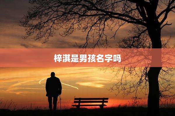 梓淇是男孩名字吗