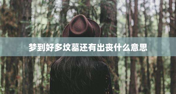 梦到好多坟墓还有出丧什么意思