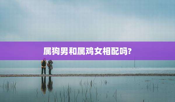 属狗男和属鸡女相配吗?
