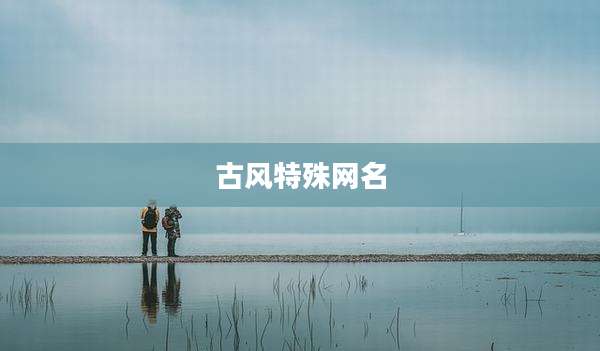 古风特殊网名