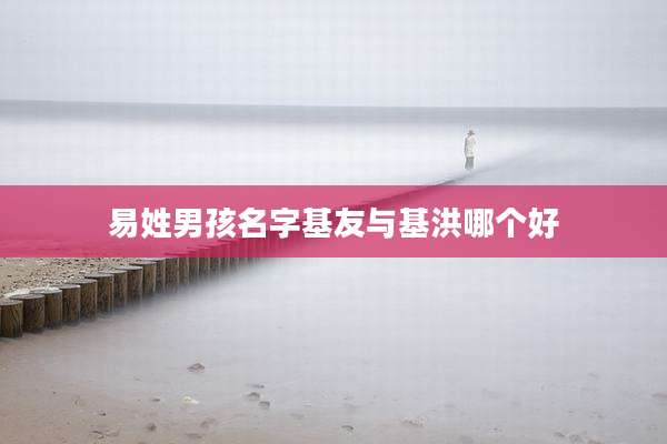 易姓男孩名字基友与基洪哪个好
