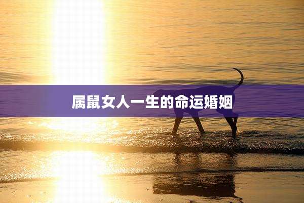 属鼠女人一生的命运婚姻