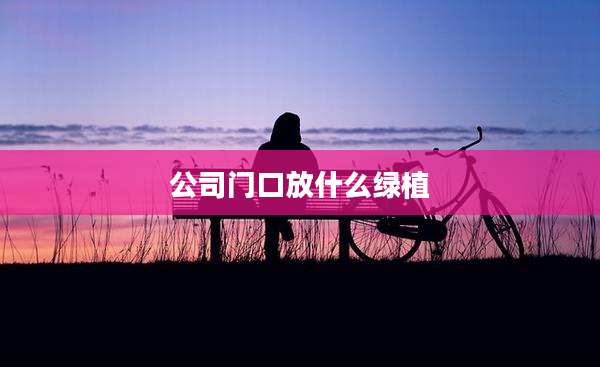 公司门口放什么绿植