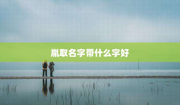 胤取名字带什么字好