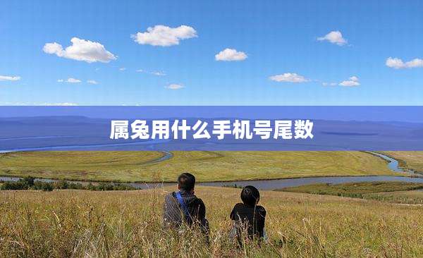 属兔用什么手机号尾数
