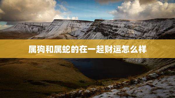 属狗和属蛇的在一起财运怎么样