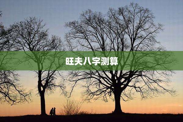 旺夫八字测算