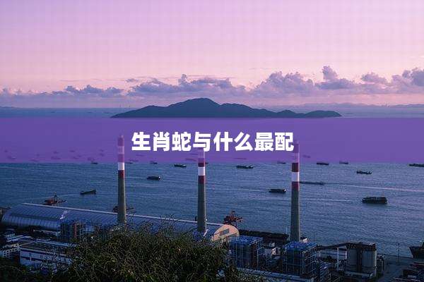 生肖蛇与什么最配