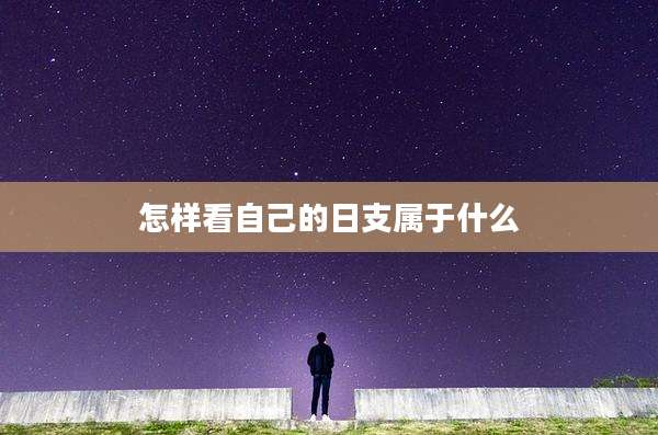 怎样看自己的日支属于什么