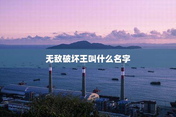 无敌破坏王叫什么名字