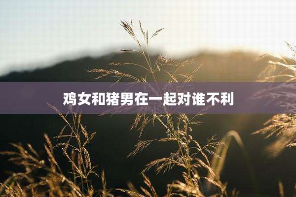 鸡女和猪男在一起对谁不利